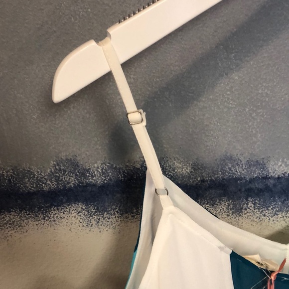 Entro Striped Maxi Dress M New Long Summer - Picture 6 of 6